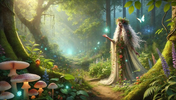 FANTAISIE NATURE ET DRIADES